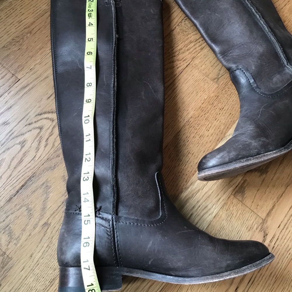 Frye leather pull on riding boots - Picture 16 of 16